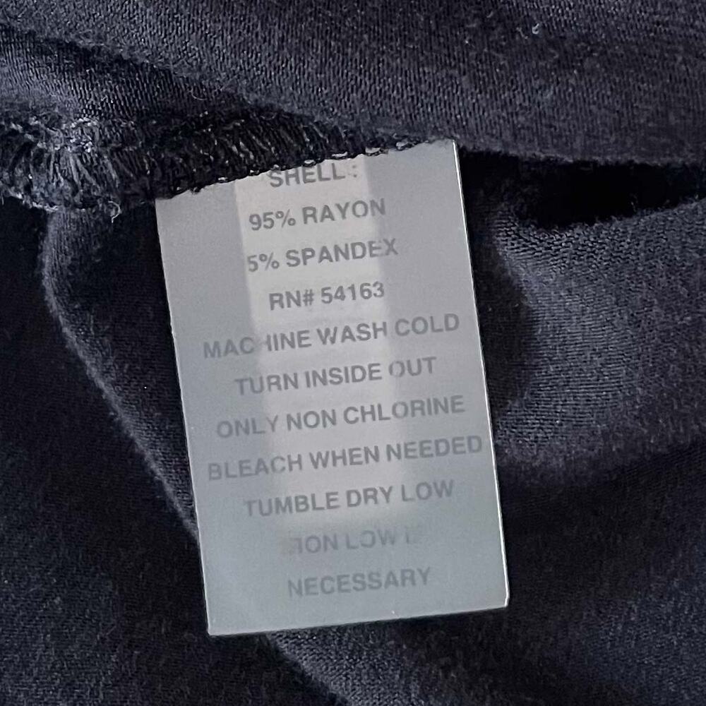 Women's Calvin Klein Sleeveless Ruched Sleeveless Mini Tank Dress Black Size 14 - Picture 5 of 7